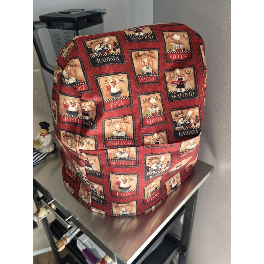 Cotton Cover Compatible with Kitchenaid Stand Mixer with 2 storage Pockets